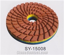Resin Edge Polishing Disc With Snail-Locker Sy-15008