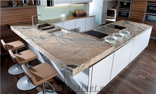 Granite Kitchen Countertop, Island Top