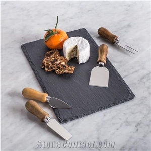 Slate and Crystal White Marble Cutting Boards, Cheese Boards