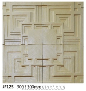 Silk Road Sandstone Carved Wall Tiles, 3d Wall Decoration Panels