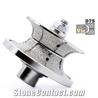 V30 Diamond Vaccum Brazed Hand Profile Wheel