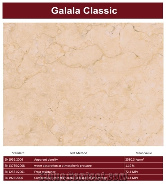 Galala Classic Marble Slabs, Tiles