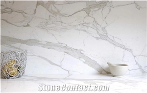 Calacatta Carrara Marble Slabs, Tiles