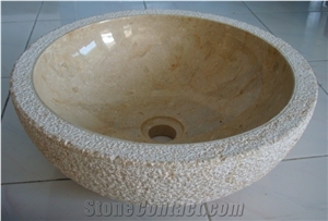 Stone Vessel Sink, Marble Wash Basin
