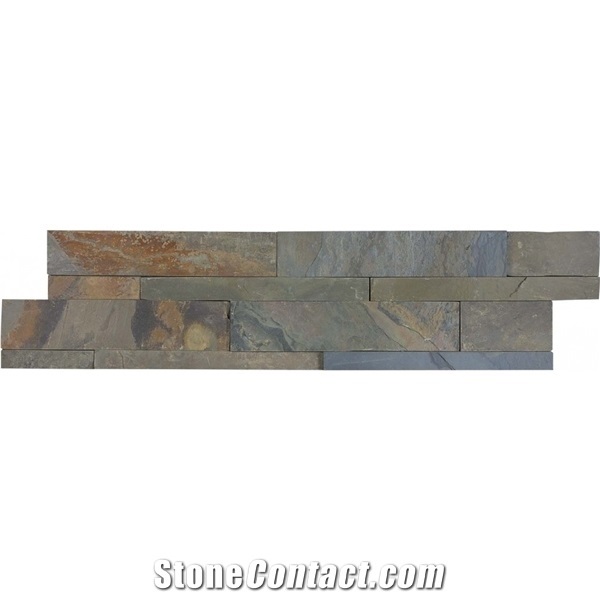 Autumn Slate Ledger Stone, Wall Panel Stone Veneer