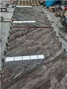 Bookmatched Venice Brown Marble Slabs & Tiles