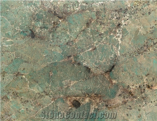 Amazonite Quartzite Slab 3/4" Polished Stone