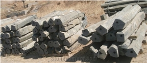Basalt Pillar. Lava Stone, Pillar, Fence