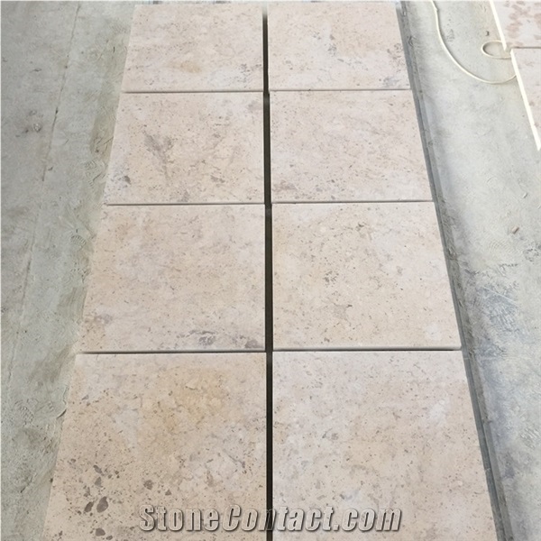 Exterior House White Beige Limestone Floor Paving Tiles