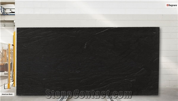 American Black Granite Slabs, Tiles
