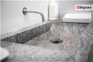 Silver Cloud Granite Satin Surface Kitchen Countertop