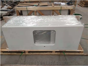 Bianco Carrara Quartz Kitchen Worktops
