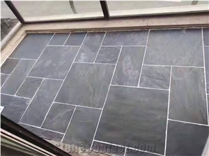 Black Slate Ourdoor Floor Tiles
