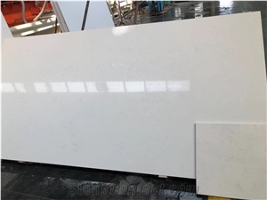 Carrara White Mist Quartz Slabs for Countertops