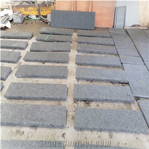 Angola Black Granite Project Stone Slab Tile Cubestone Paver