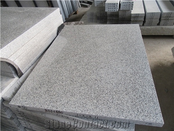 China Silver Grey Polished G603 Granite Floor Tiles