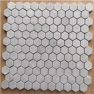 Cindy Grey Marble Mosaic Patterns for Home Decoration