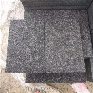 Old G684 Black Granite Flooring Tiles Pavers Slabs