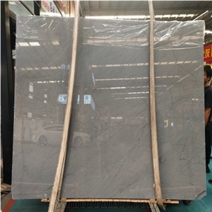 Royal Dark Grey Marble Slabs for Wall and Floor Installation
