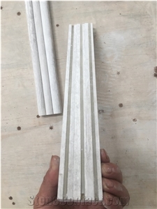 Wooden White Marble Moldings Borders Pencil Liners