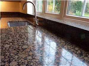 Baltic Brown Granite Bathroom Vanity Top Countertops