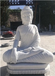 Buddha Priest God Human Statue Sculpture China Marble