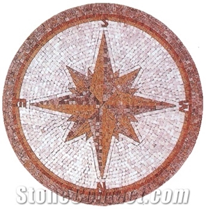 Cheap Marble Mosaic Waterjet Medallions, Floor Medallions