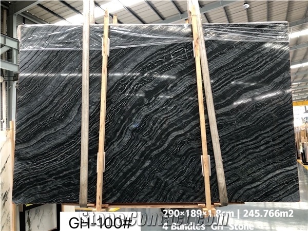 China Ancient Wood Grain Marble Slab & Tile