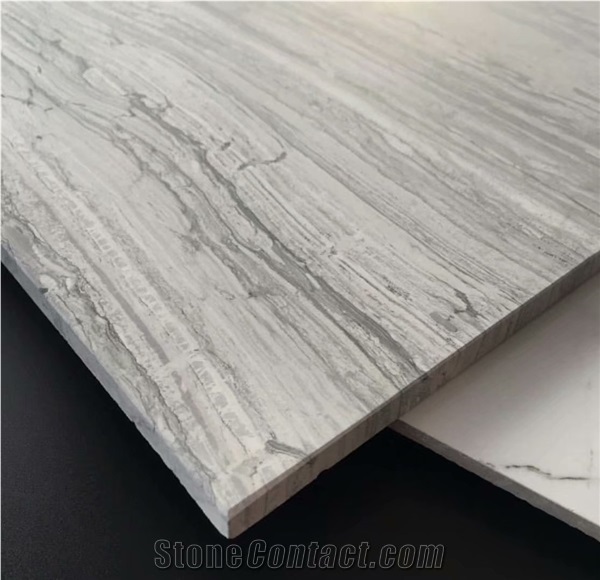 China Silverwood Grey Wood Grain Wooden Grey White Tiles