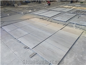 China White Wood Marble Slabs and Tiles Floor and Wall