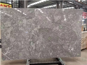 China Wholesale Arabescato Grey Marble Slabs Interior Floor