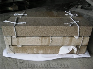China Yellow Granite Sunset Gold G682 Kerbstone for Road