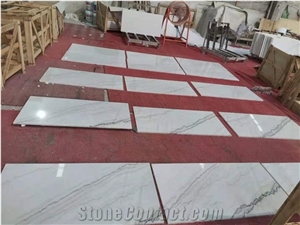 Chinese White Marble Guangxi White for Indoor Floor and Wall