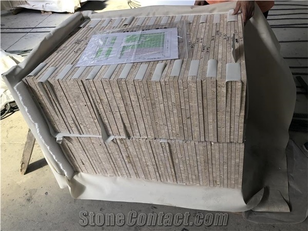 Customized Tile Natural Beige Travertine for Wall Cladding