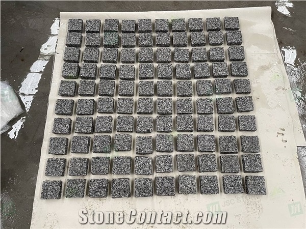 G641 Georgia Grey Granite Cubes Landscaping/ Paving Stone