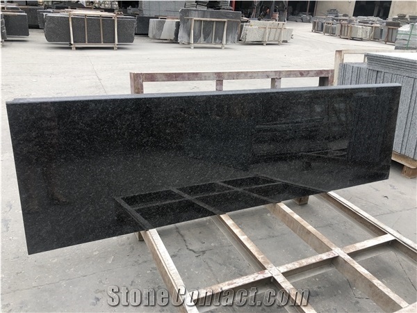Granite Angola Black Granite Stone Slab Tile Wall Covering