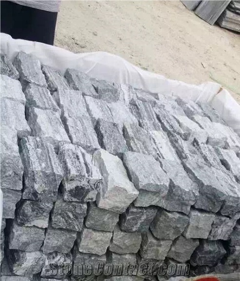 Granite Nero Santiago Cobble Stone Paving Stones Grey Pavers