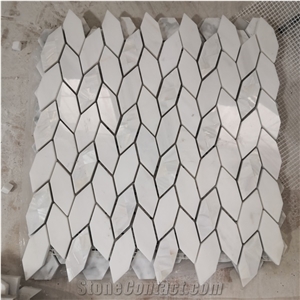 Hot Sale White Marble Mosaic Medallions for Floor and Wall