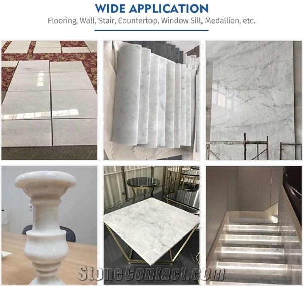 Hotsale New Carrara White Marble Slab With Good Price
