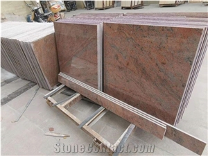Indian Multicolored Red Granite for Europe