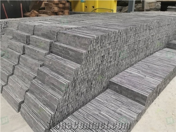 Natural Split Surface Black Slate Culture Z Stone Wall Cover
