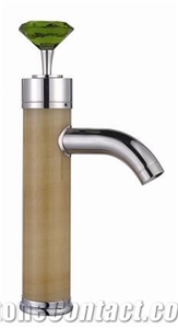 New Design Natural Stone Green Onyx Faucet Tap