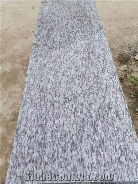 New Spray White Wave Granite Slabs and Tiles Wide Uses