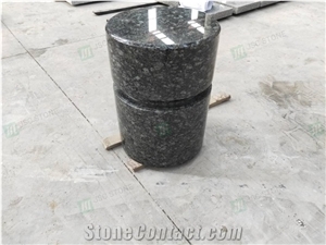 Round Column Paving Car Stop Barriers Parking Stone