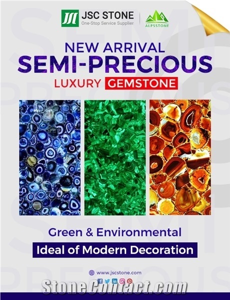 Semiprecious Stone Luxury Gemstone Green and Environmental