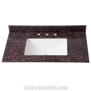 Tan Brown Granite Vanity Top Bathroom Countertops