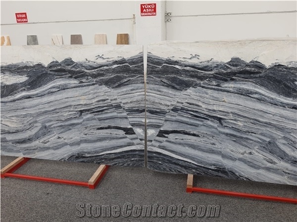 Bookmatch New Grey Marble Slabs