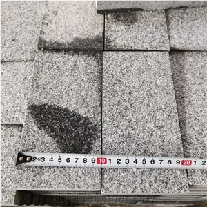 Flamed China Dark Grey G654 Granite Cobbles Pavings Stone