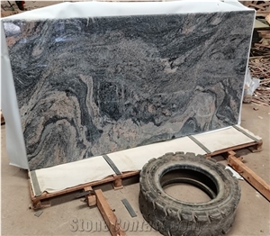 Juparana Granite Slabs Cut to Size Tiles for Interior Design
