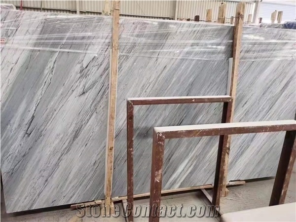 China Snowflake Snow Grey Wood Grain Marble Slabs,Tiles